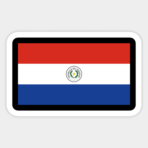 Paraguay Sticker by Wickedcartoons